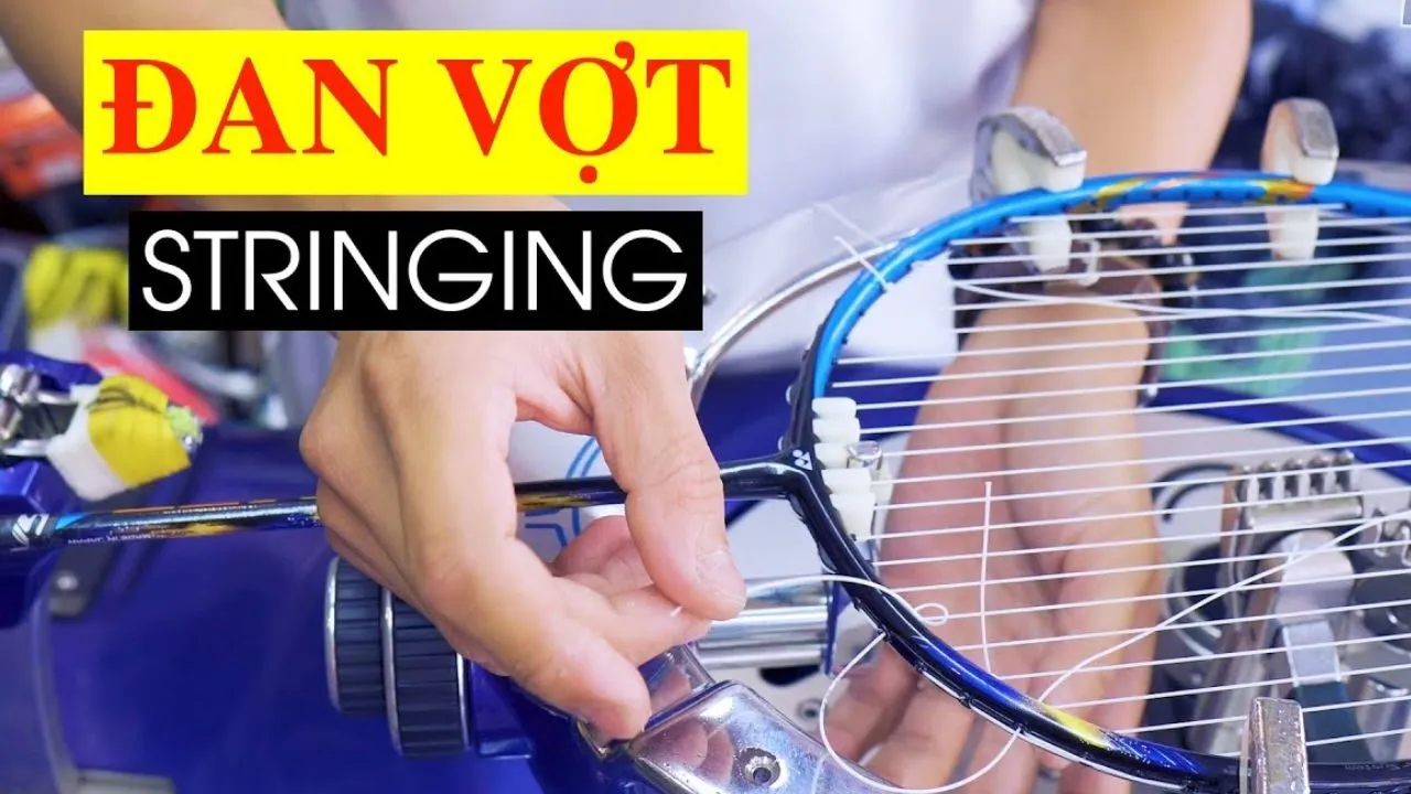 Cách đan vợt cầu lông