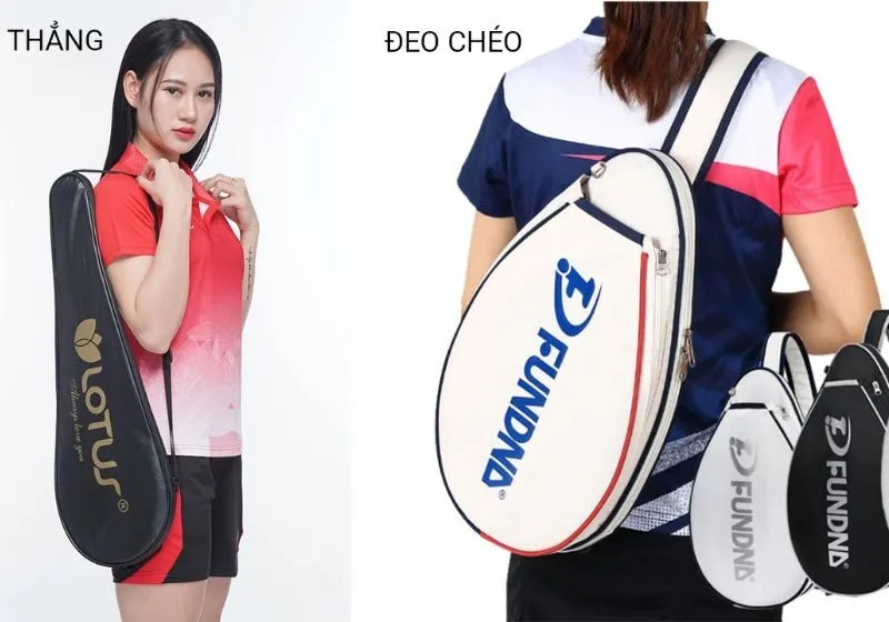 Cách đeo túi vợt cầu lông