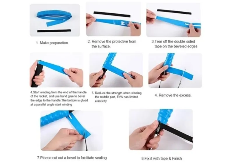 Cách quấn cán vợt cầu lông