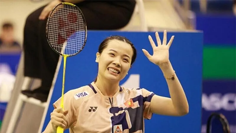 Nguyễn Thùy Linh mừng chiến thắng vòng một giải Cầu lông Open 2025
